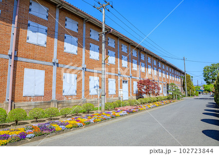 春の富岡製糸場 群馬県富岡市 春の富岡製糸場 群馬県富岡市 102723844