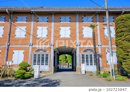 春の富岡製糸場 群馬県富岡市 春の富岡製糸場 群馬県富岡市 102723847