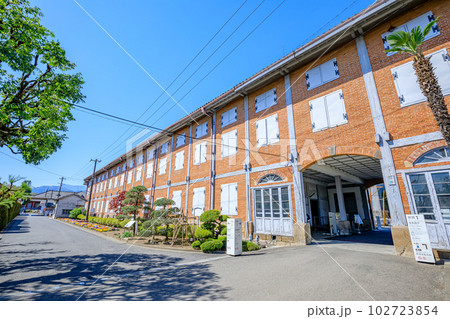 春の富岡製糸場 群馬県富岡市 春の富岡製糸場 群馬県富岡市 102723854