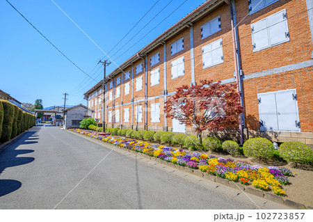 春の富岡製糸場 群馬県富岡市 春の富岡製糸場 群馬県富岡市 102723857