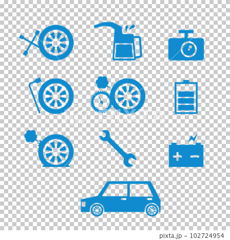 汽車維修圖標集 102724954