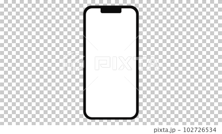 Simple illustration of smartphone screen Simple illustration of smartphone screen 102726534