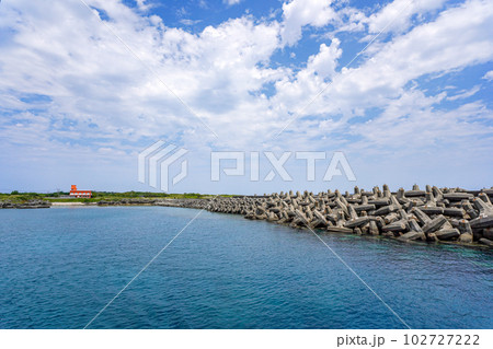 粟国島 船上からの景色 粟国島 船上からの景色 102727222