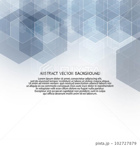 Transparent hexagons of blue color. Vector abstract background of technology, medicine and science. eps 10 Transparent hexagons of blue color. Vector abstract background of technology, medicine and science. eps 10 102727879