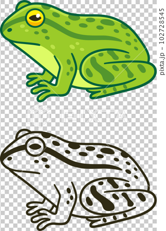 tree frog clipart black and white