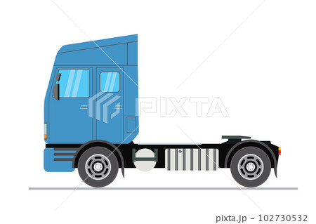 Blue semi truck 102730532