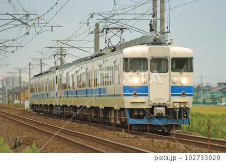 北陸本線 美川ー加賀笠間 JR西日本 413系 B06+B11編成(金沢) 北陸本線 美川ー加賀笠間 JR西日本 413系 B06+B11編成(金沢) 102733029