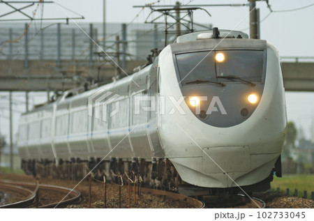 北陸本線　加賀笠間ー美川　JR西日本　681系　W04+W14編成（金沢）　はくたか 102733045