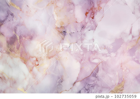 Subtle soft Luxury white and lilac marble background. Generative AI illustration 102735059