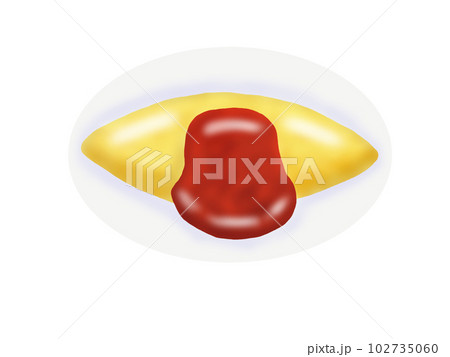 オムレツ(主線なし) 102735060