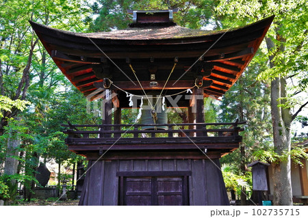 窪八幡神社　鐘楼　山梨県山梨市 102735715