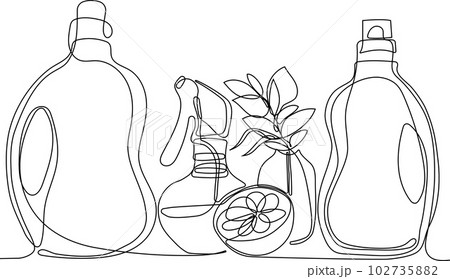 Home cleaning service landing page design concept, illustration of janitors with cleaning tools. Vector illustration 102735882