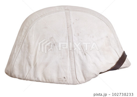 German nazi army helmet with white camouflage cover, type winter, helmet M35, M40, M42. German nazi army helmet with white camouflage cover, type winter, helmet M35, M40, M42. 102738233