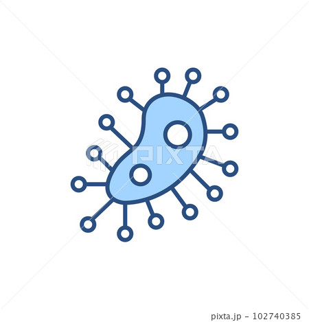 Microbe related vector icon. 102740385
