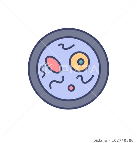 Bacteriology related vector icon. 102740386