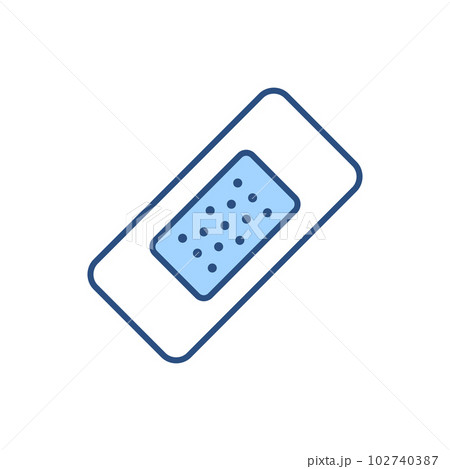 Bandage Plaster related vector icon. 102740387