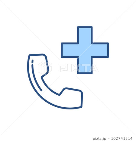 Emergency Phone related vector icon. 102741514