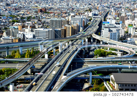 《大阪府》都市交通網　東大阪ジャンクション 102743478