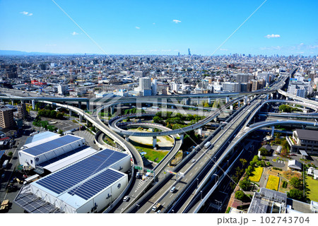 《大阪府》都市交通網　東大阪ジャンクション 102743704