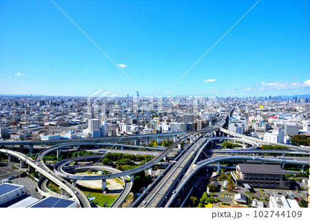 《大阪府》都市交通網　東大阪ジャンクション 102744109