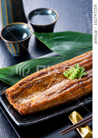 鰻　蒲焼　黒バック 102747259