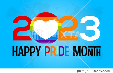 2023 Concept Pride Month transgender community celebration vector template. Diversity, homosexual, rainbow concept banner. 2023 Concept Pride Month transgender community celebration vector template. Diversity, homosexual, rainbow concept banner. 102752286