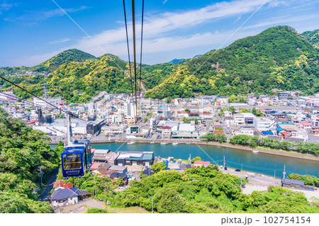 （静岡県）下田ロープウェイからの眺め 102754154