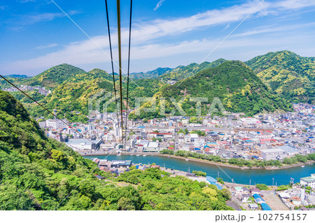 (静岡県)下田ロープウェイからの眺め (静岡県)下田ロープウェイからの眺め 102754157