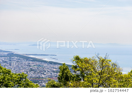 湘南平から望む海岸部の市街地 湘南平から望む海岸部の市街地 102754447
