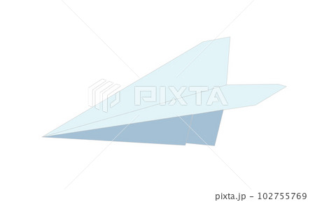 白い紙飛行機のイラスト 白い紙飛行機のイラスト 102755769