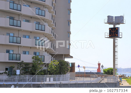 明石港 海の信号機 明石港 海の信号機 102757334