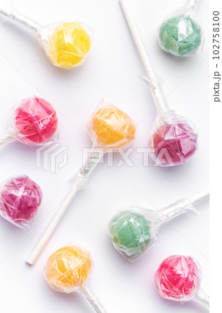 Lollipops Sweet Candy Stock Photo, Picture and Royalty Free Image. Image  10752516.