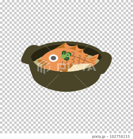 Sea bream rice simple 102758133