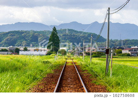 静岡県掛川市細谷　天竜浜名湖鉄道と沿線の風景 102758608
