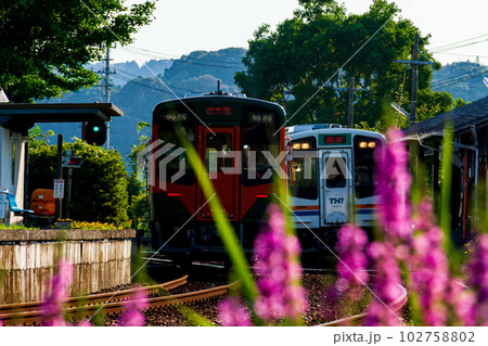 静岡県周智郡森町一宮　天竜浜名湖鉄道と沿線の風景 102758802