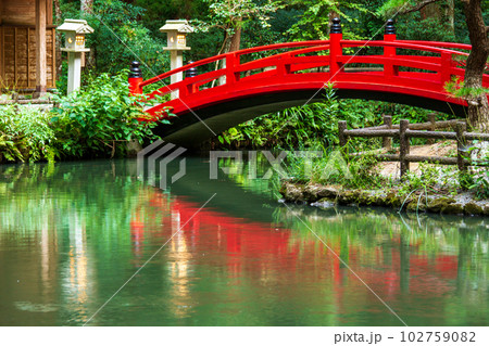 静岡県周智郡森町一宮 小國神社と境内の風景 静岡県周智郡森町一宮 小國神社と境内の風景 102759082