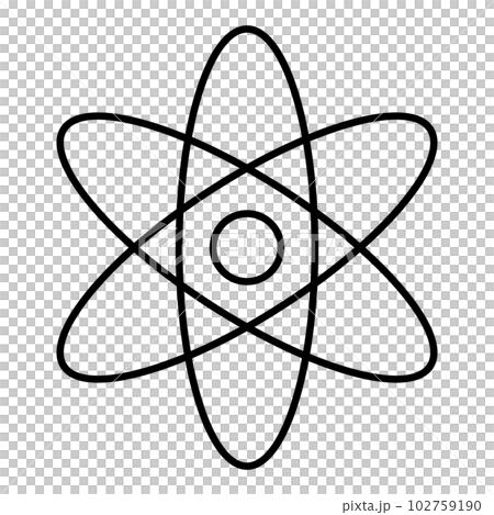 simple atom. Science experiment. vector. - Stock Illustration ...