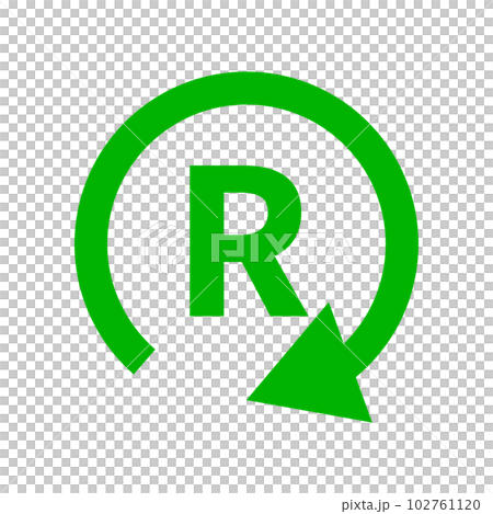 緑の回転アイコン。旋回。ベクター。 102761120