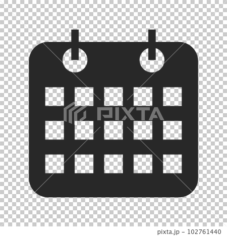 Calendar silhouette icon. schedule. schedule. vector. Calendar silhouette icon. schedule. schedule. vector. 102761440