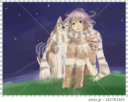 ワンコとマフラー 102761465