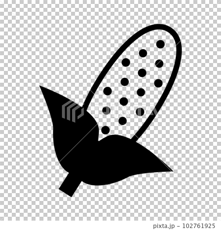 Corn silhouette 102761925