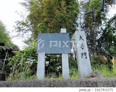 箕輪城跡　大手門跡 102763375