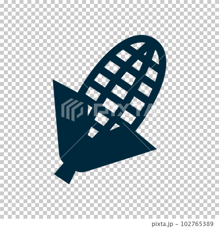 Corn silhouette icon. grains and food. vector. Corn silhouette icon. grains and food. vector. 102765389