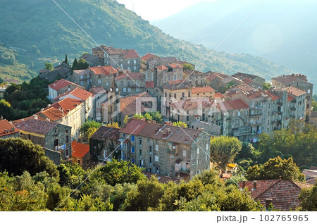 Santa Lucia di Tallano village, Corsica 102765965