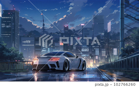 JDM X Anime, car, skyline, HD phone wallpaper | Peakpx