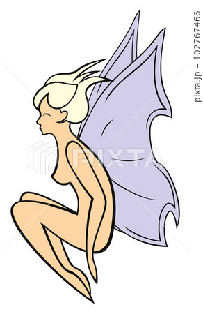 Cute fantasy fairy 102767466