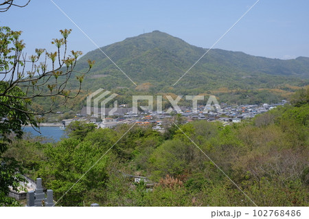能美町鹿川から眺めた宇根山の景色 能美町鹿川から眺めた宇根山の景色 102768486