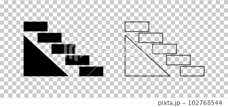 stairs icon set 102768544