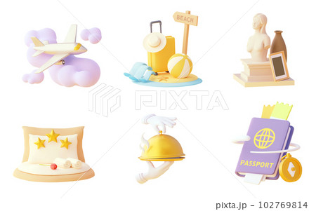 Vector travel icon set 102769814