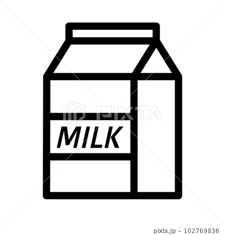 牛乳パック アイコン 牛乳パック アイコン 102769836